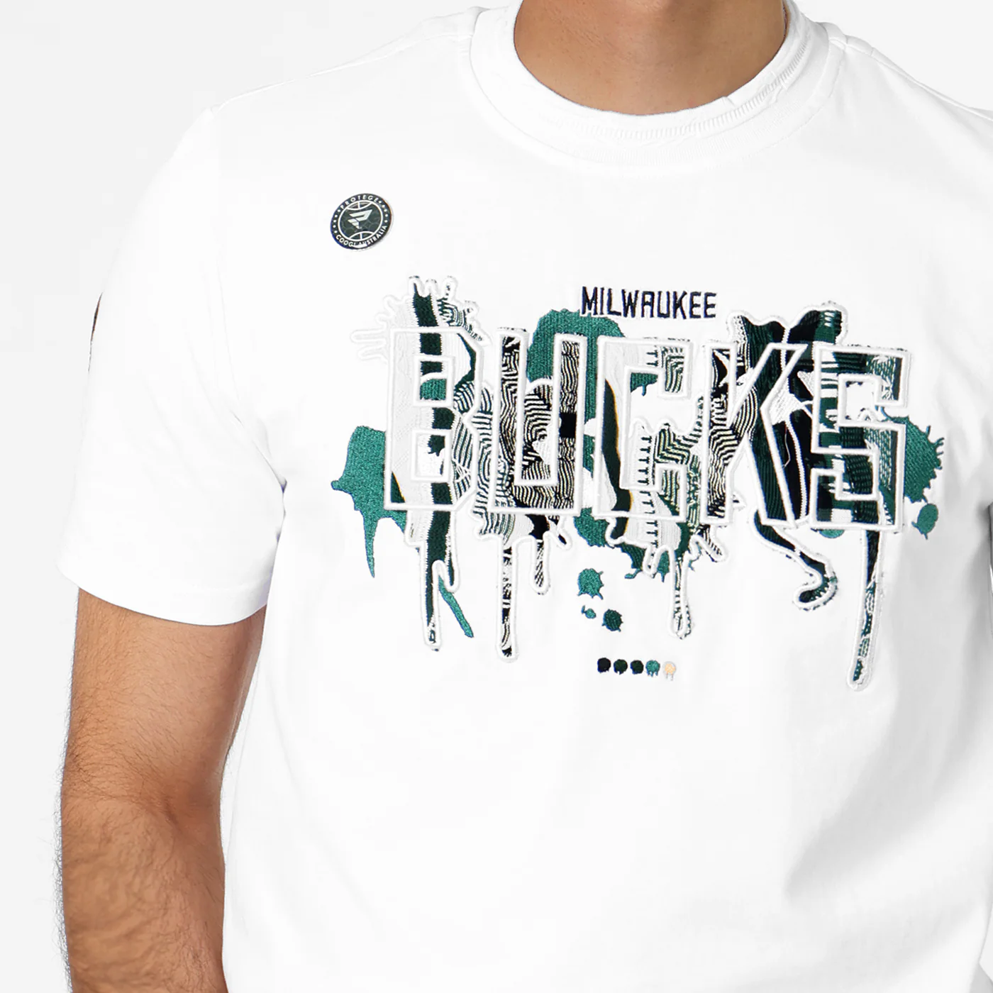 New - COOGI X NBA X Protege - Milwaukee Bucks Tee - Image 4